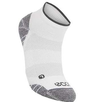 Dámské Ponožky Ecco Golfové Ankle Socks Bílé | CZ 427WNB